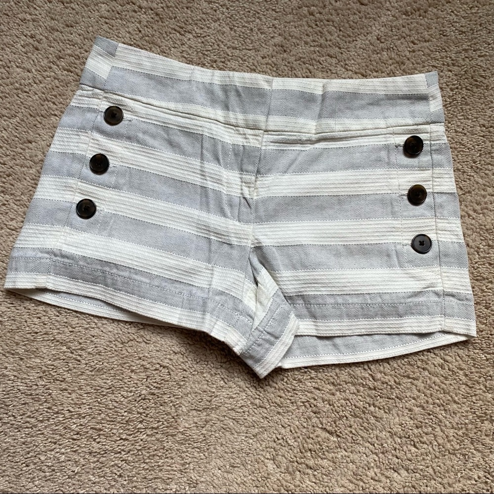 LOFT shorts 00 blueish grey and white stripes